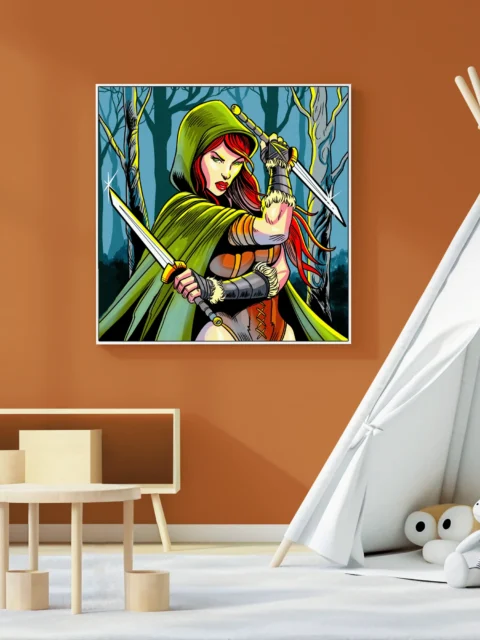 Assassin Art Gallery Canvas Print from Ward TCG
