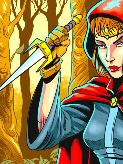 Alternative view of Back Stab Art Fantasy Canvas Print from Ward TCG