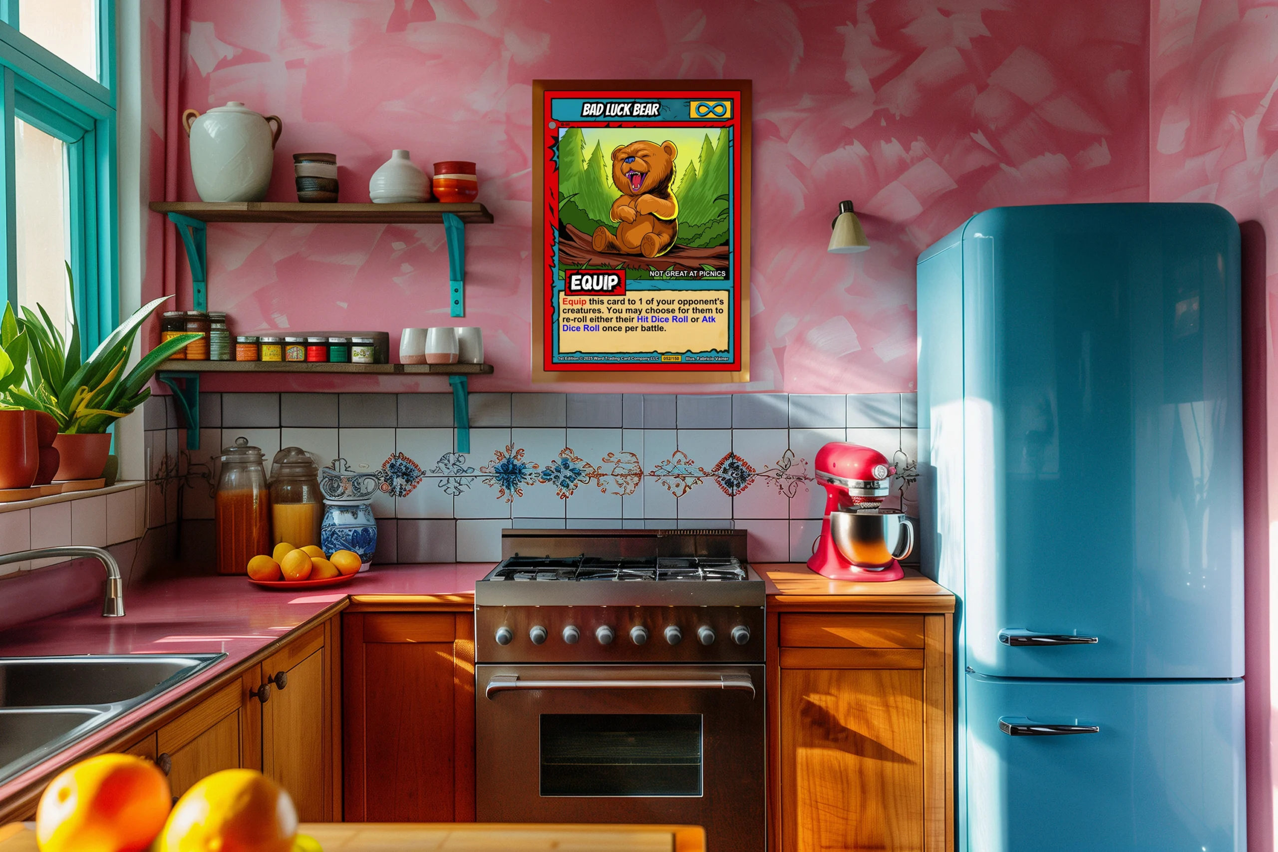 Bad Luck Bear Canvas Wall Art from Ward TCG - Image 5