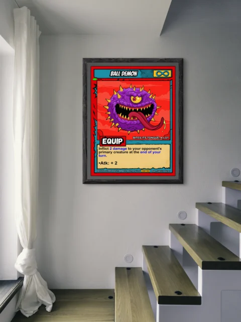 Ball Demon Canvas Print from Ward TCG