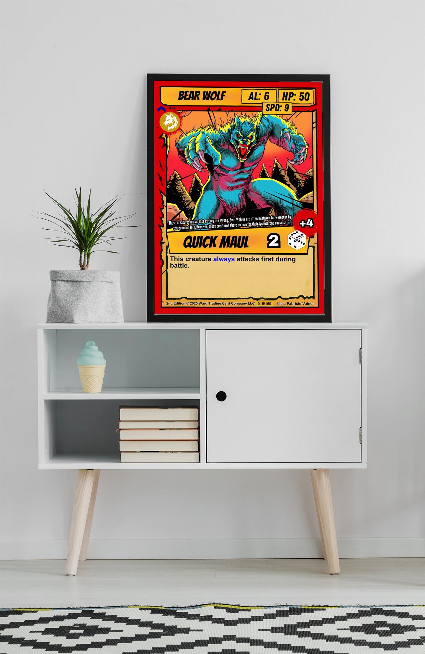 Bear Wolf Gallery Archival Print from Ward TCG - Image 3