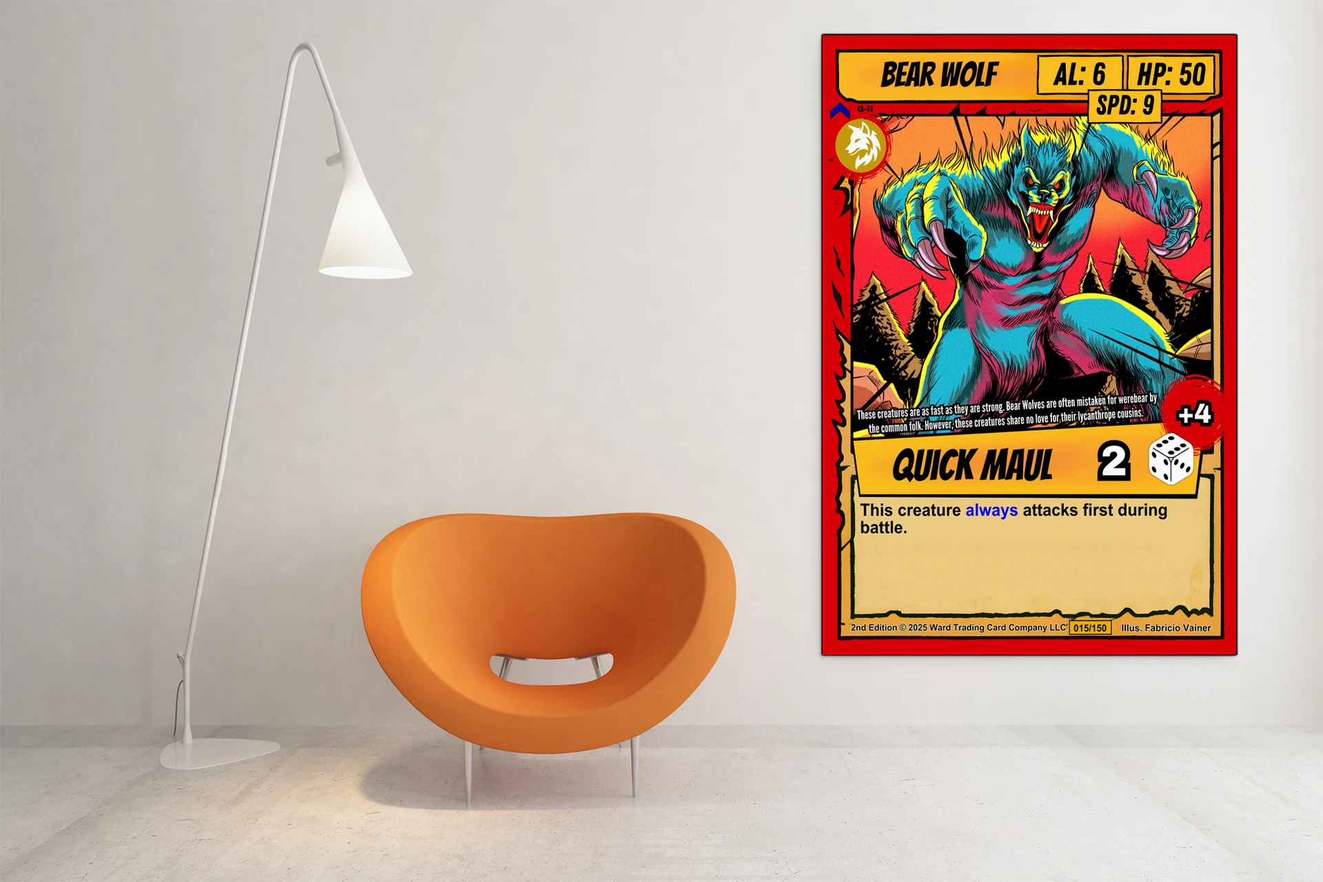 Bear Wolf Gallery Archival Print from Ward TCG