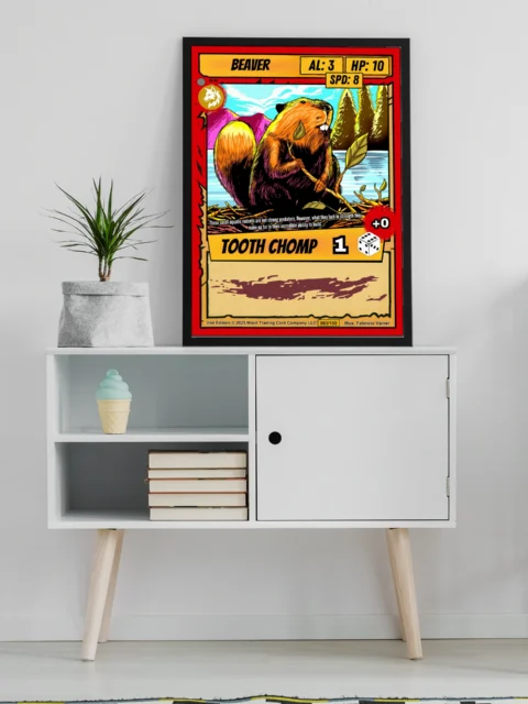 Beaver Canvas Print from Ward TCG