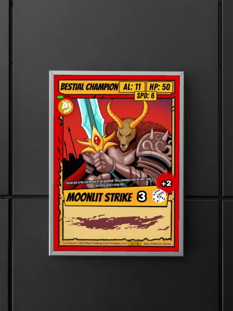Bestial Champion Gallery Canvas Print from Ward TCG