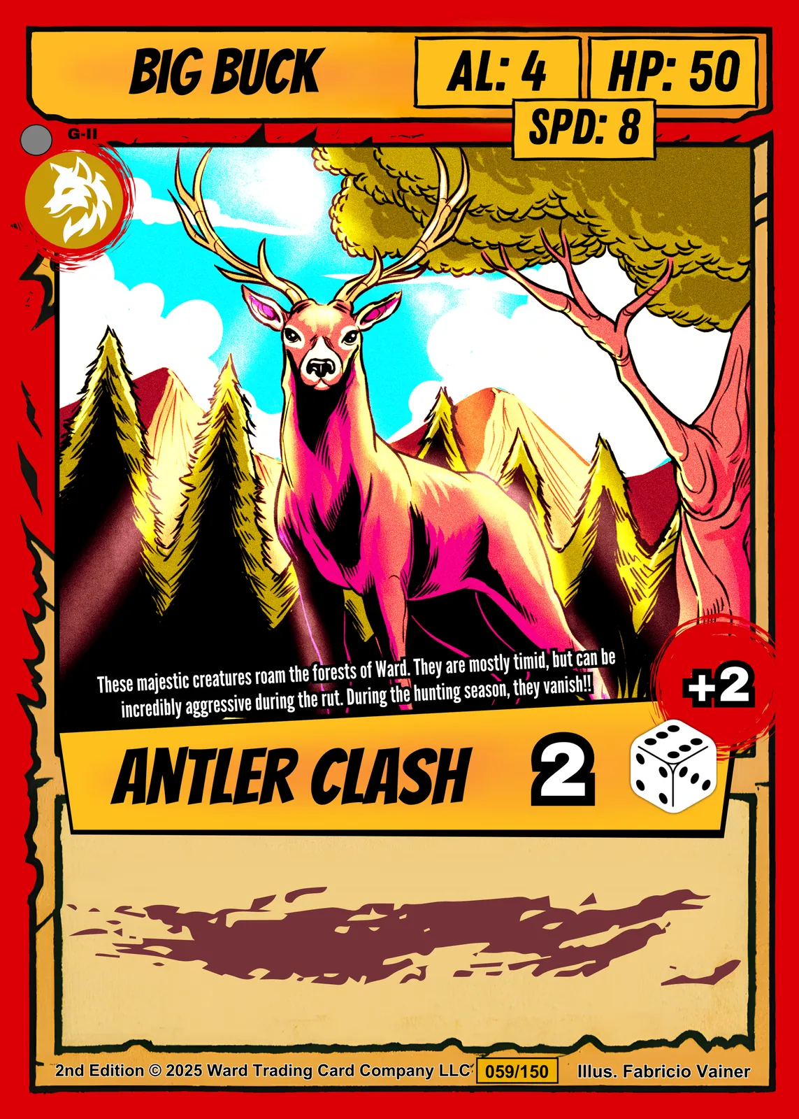 Big Buck Gallery Canvas Print from Ward TCG - Image 2