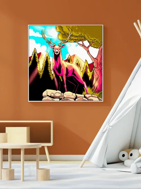 Big Buck Art Canvas Art Print from Ward TCG