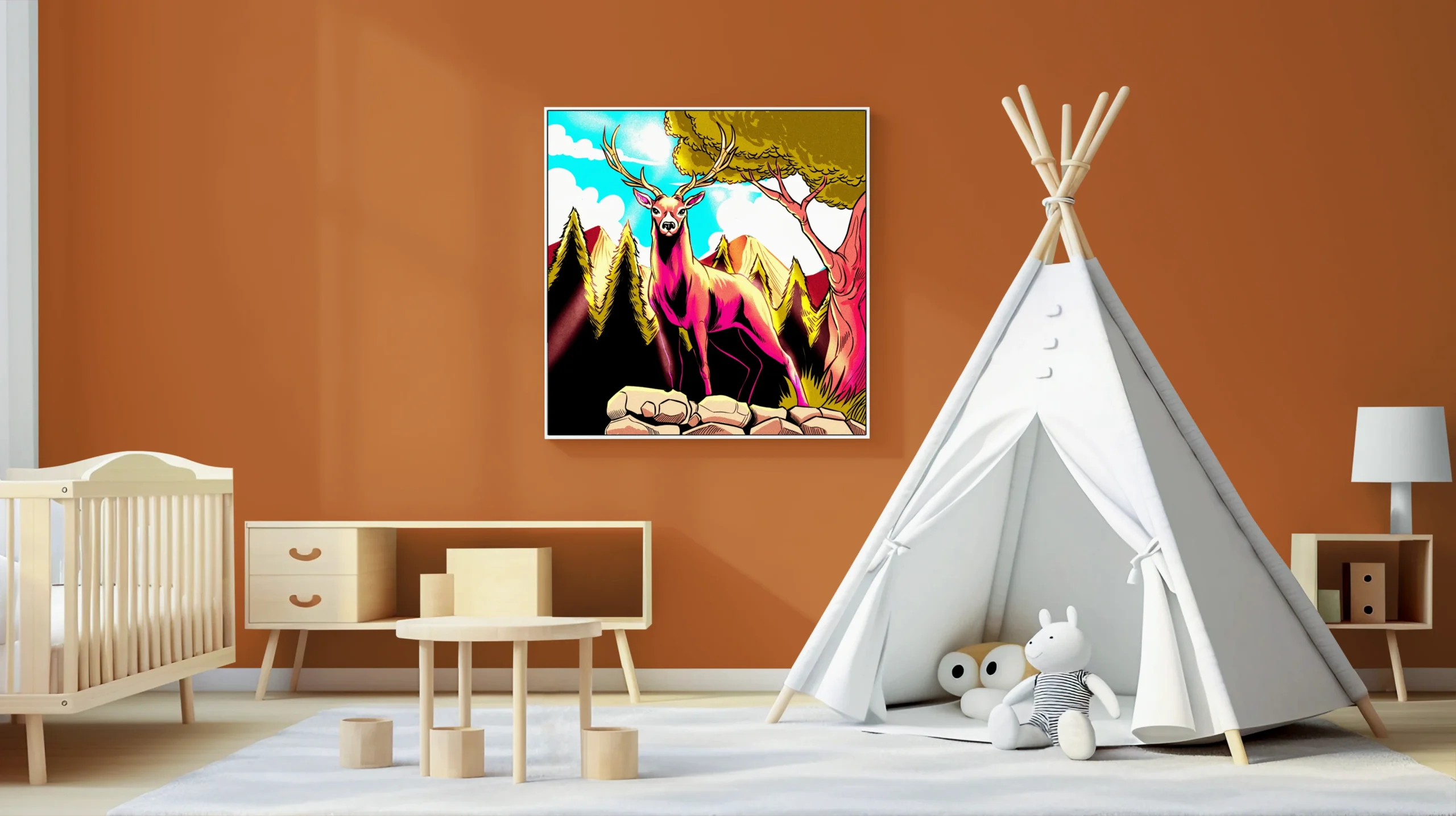 Big Buck Art Canvas Art Print from Ward TCG