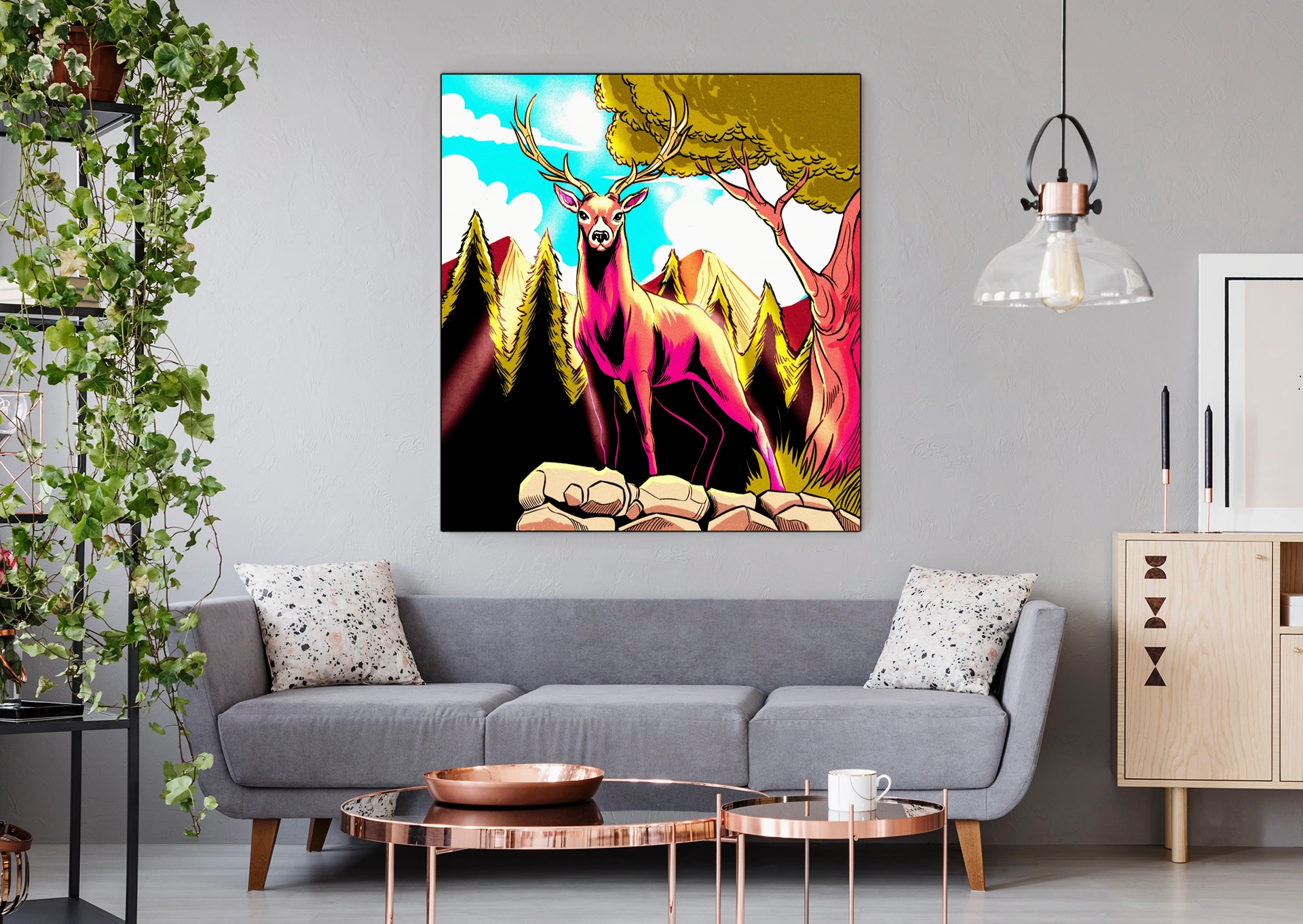 Big Buck Art Canvas Art Print from Ward TCG - Image 5