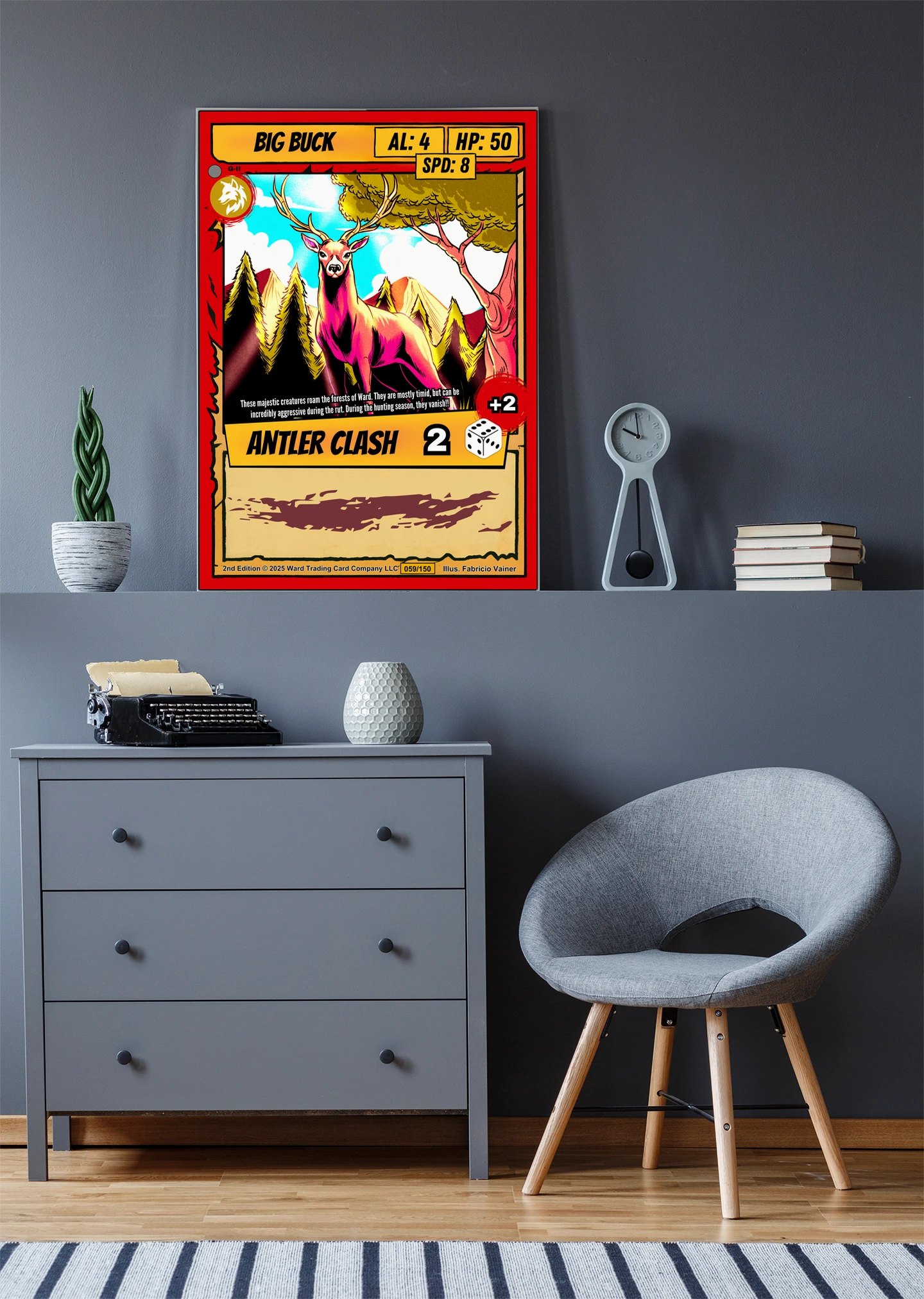 Big Buck Gallery Canvas Print from Ward TCG - Image 3