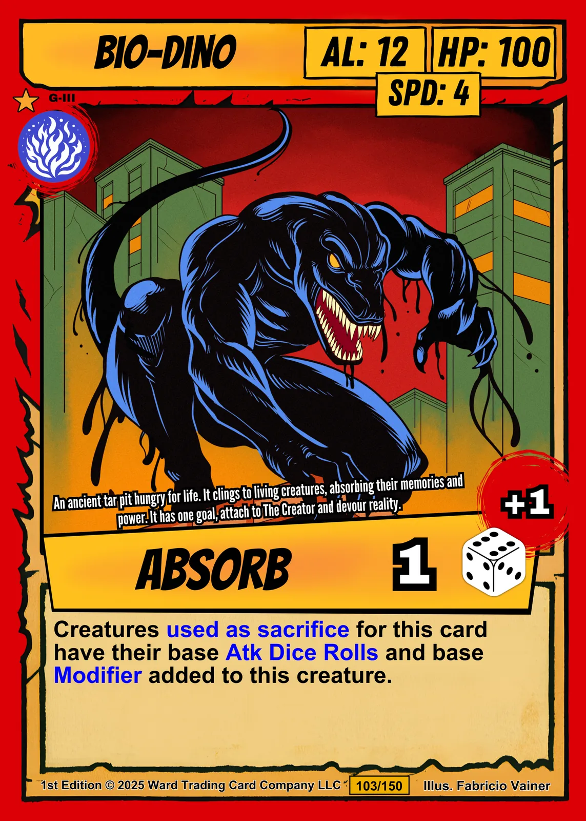 Bio Dino Fantasy Canvas Artwork from Ward TCG - Image 2