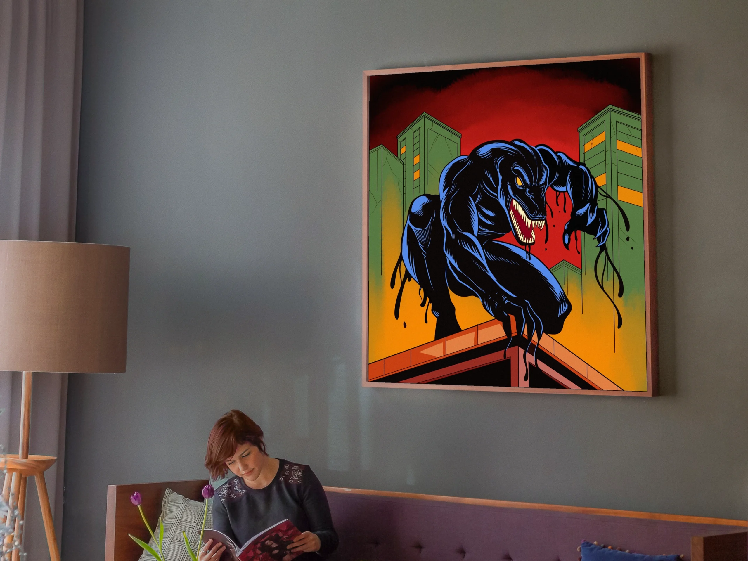 Bio Dino Art Gallery Canvas Print from Ward TCG - Image 4