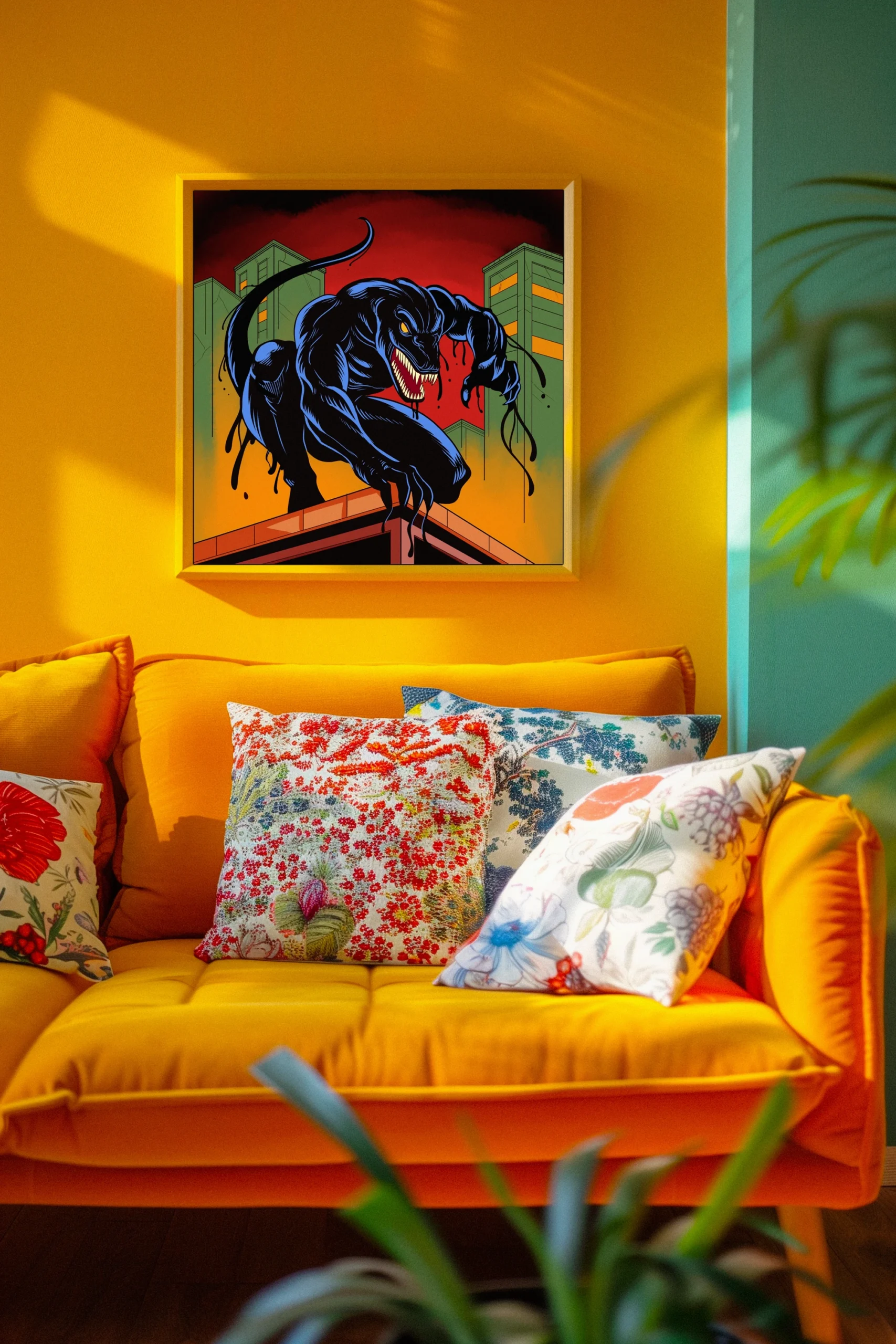 Bio Dino Tail Art Fantasy Canvas Print from Ward TCG - Image 5