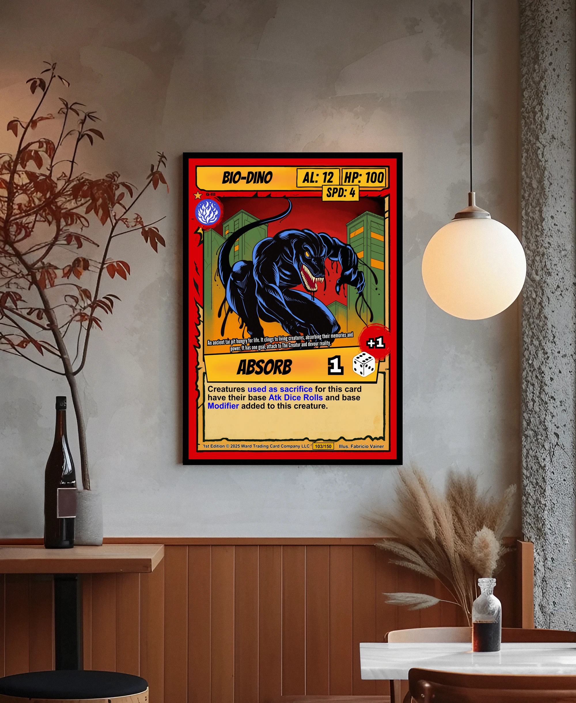 Bio Dino Fantasy Canvas Artwork from Ward TCG - Image 4