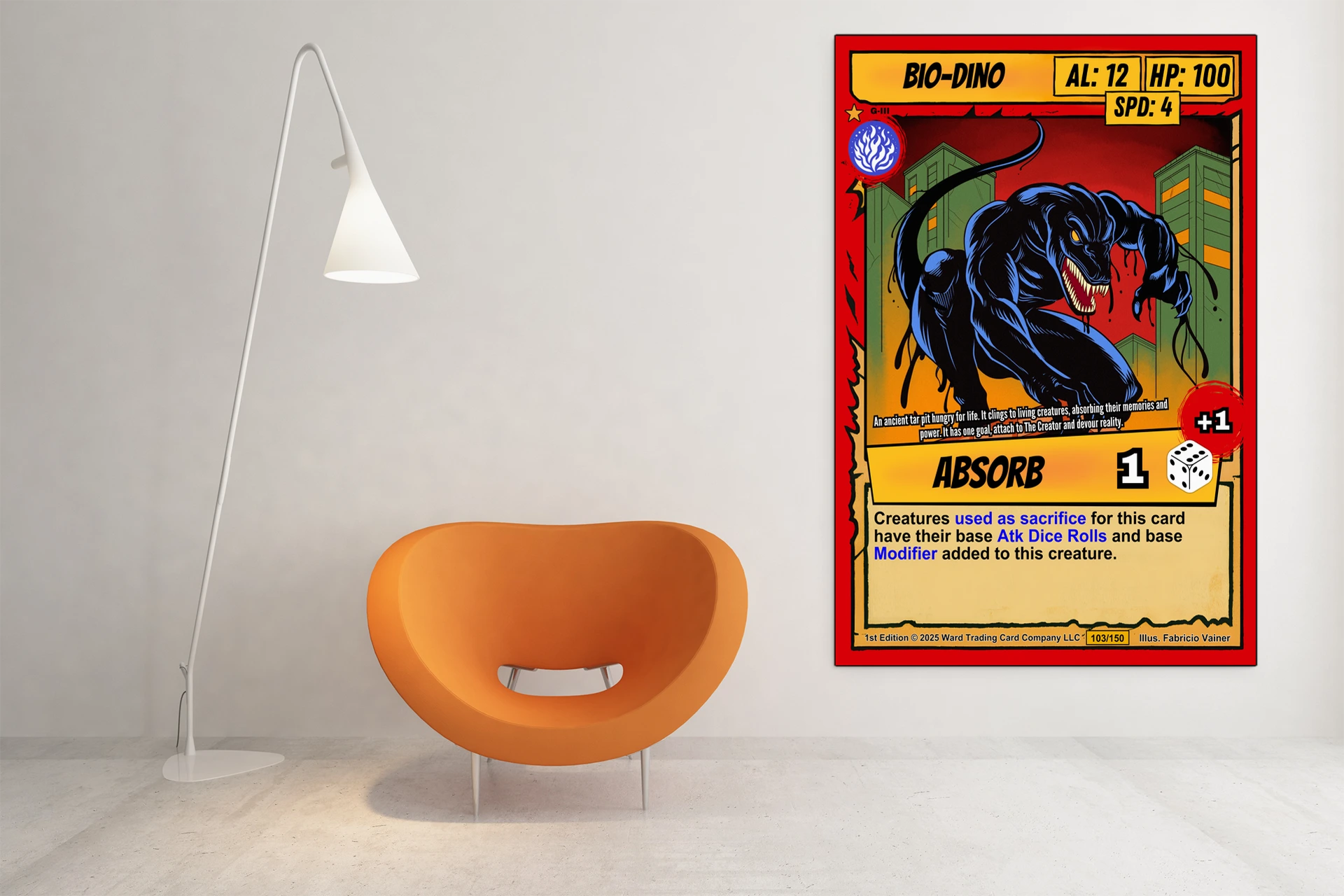 Bio Dino Fantasy Canvas Artwork from Ward TCG - Image 3