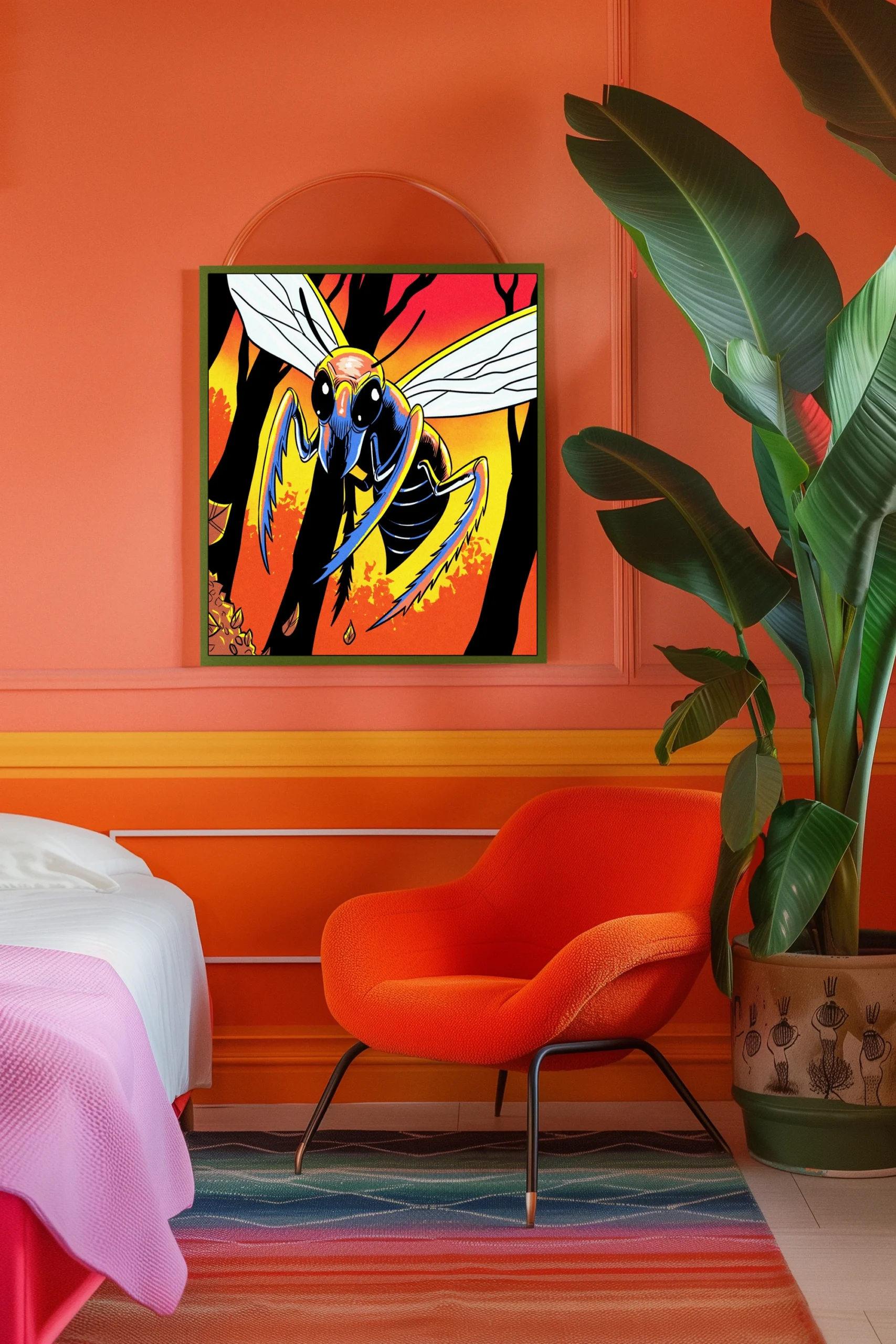 Black Jacket Art Canvas Wall Art from Ward TCG - Image 5