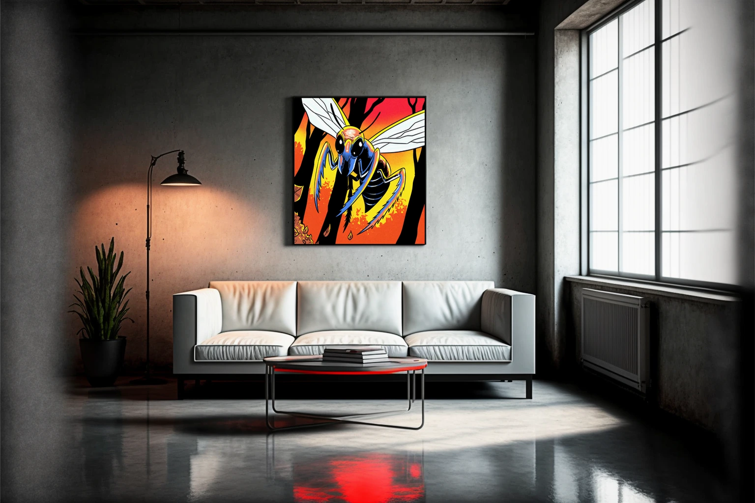 Black Jacket Art Canvas Wall Art from Ward TCG - Image 3