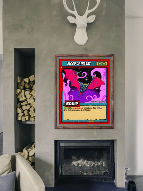 Blood Of The Bat Canvas Wall Art from Ward TCG