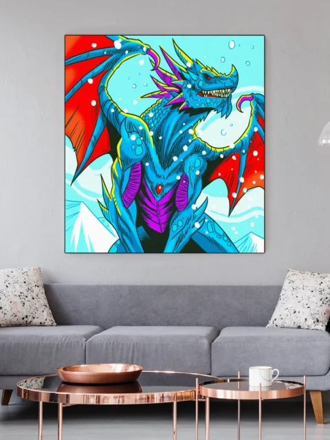 Blue Dragon Art Gallery Archival Print from Ward TCG
