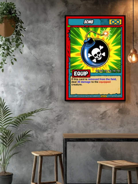 Bomb Fine Art Canvas from Ward TCG