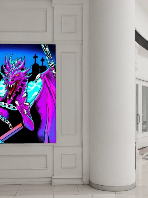 Bound With Chains Art Canvas Print from Ward TCG