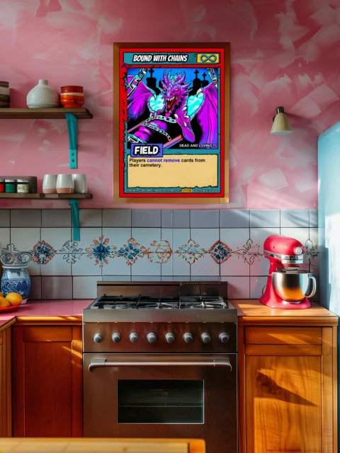 Bound With Chains Fantasy Wall Art from Ward TCG