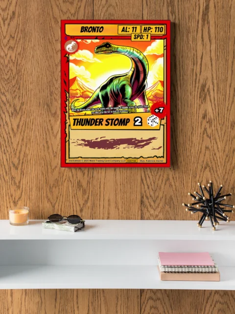 Bronto Canvas Art Print from Ward TCG