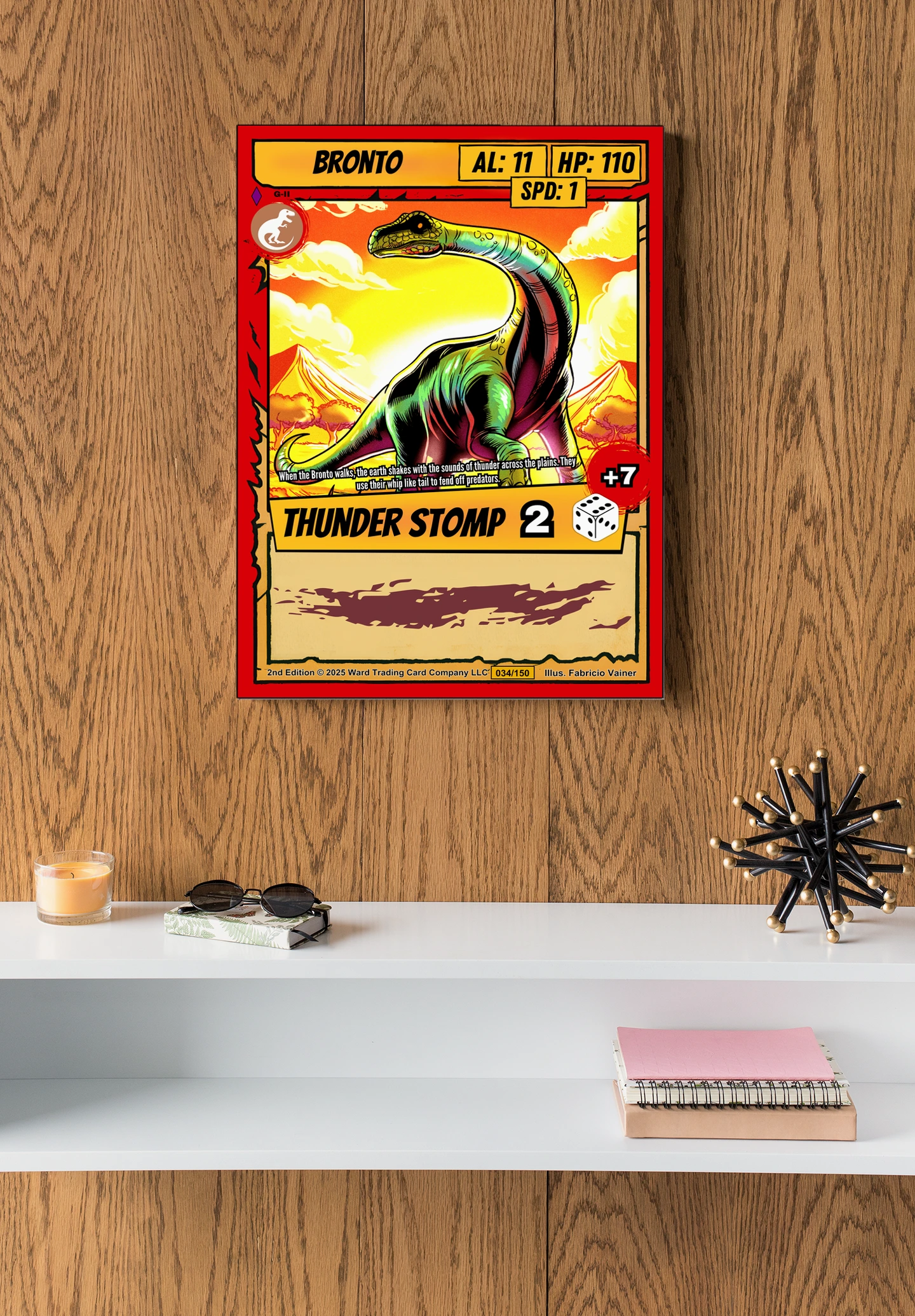 Bronto Canvas Art Print from Ward TCG