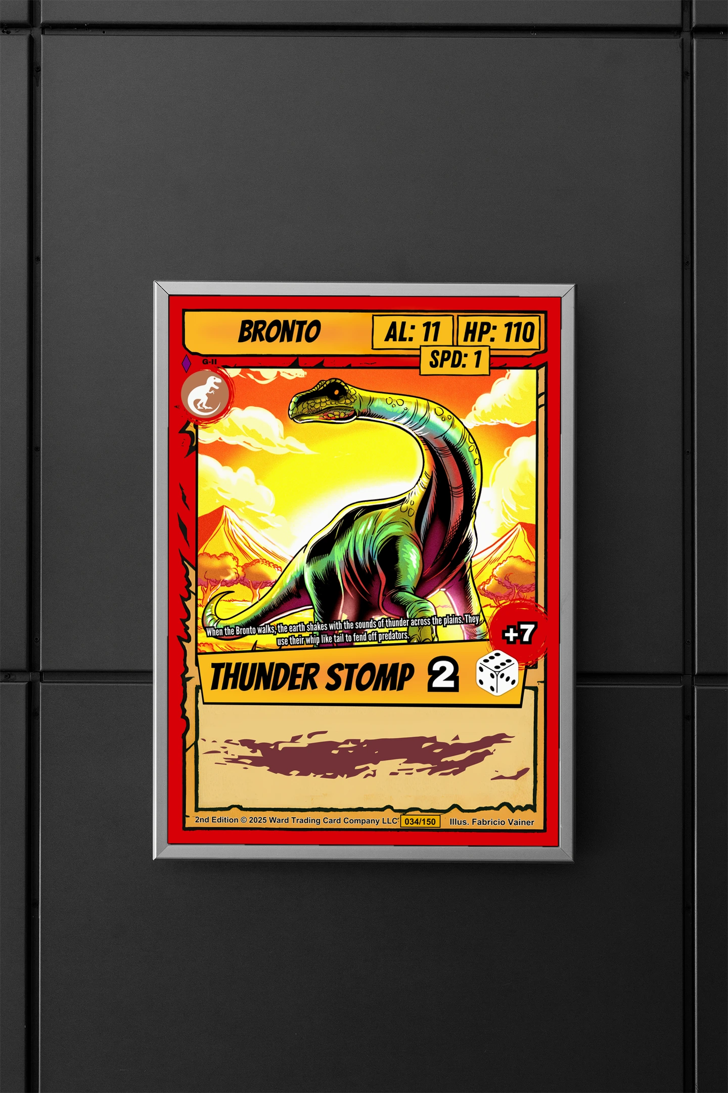 Bronto Canvas Art Print from Ward TCG - Image 3