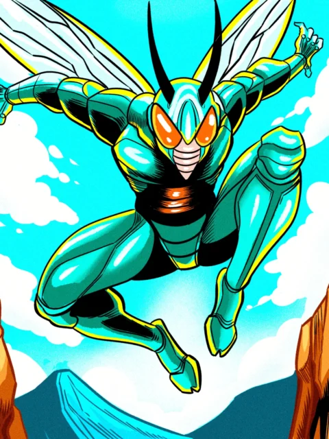 Alternative view of Bug Man Art Fantasy Canvas Print from Ward TCG