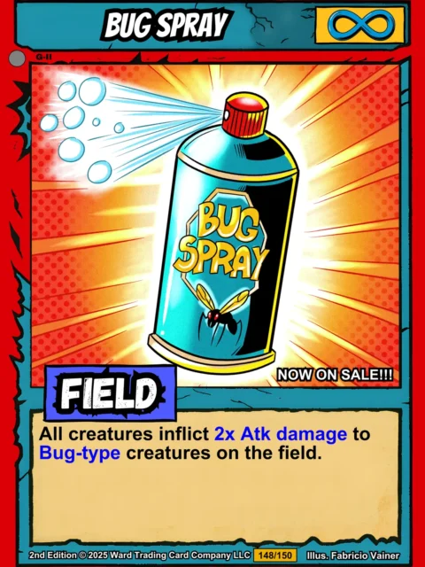 Alternative view of Bug Spray Canvas Wall Art from Ward TCG
