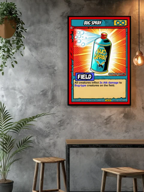Bug Spray Canvas Wall Art from Ward TCG