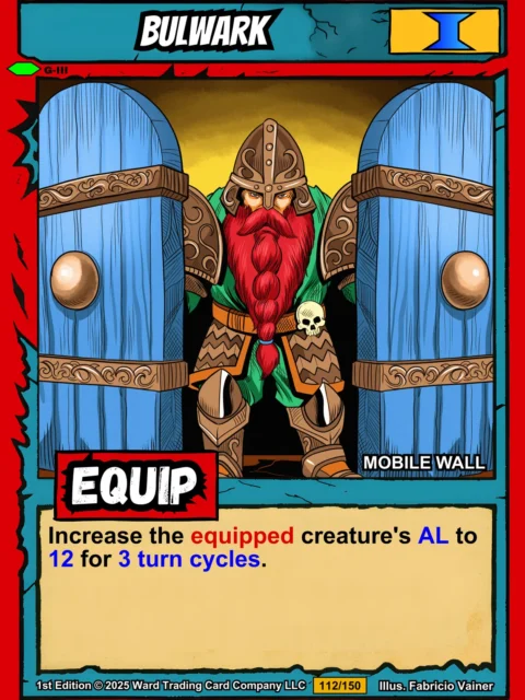 Alternative view of Bulwark Fantasy Art Print from Ward TCG