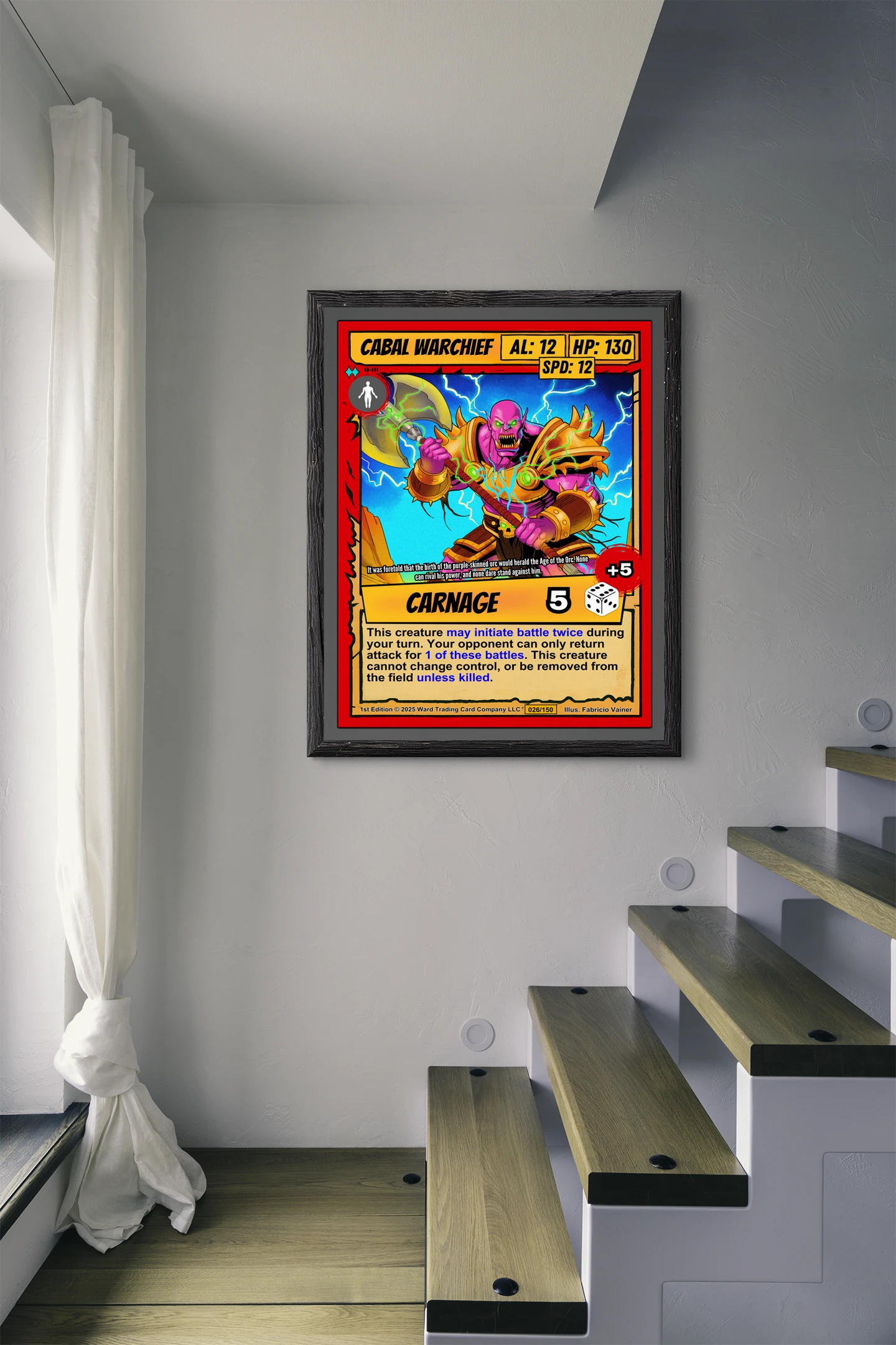 Cabal Warchief Canvas Wall Art from Ward TCG - Image 3