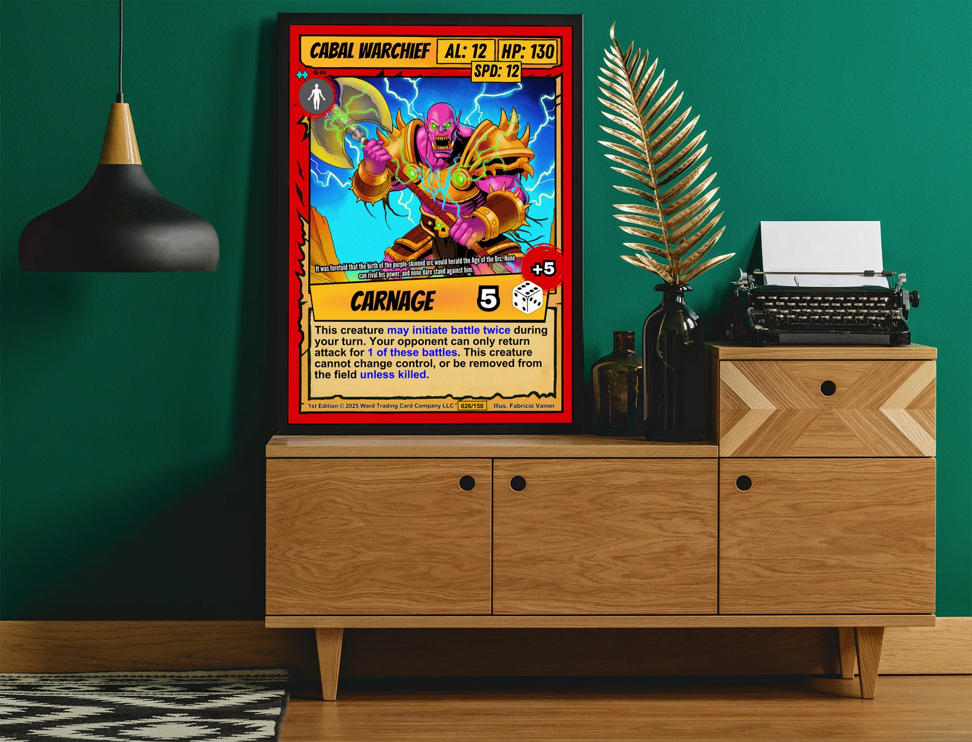 Cabal Warchief Canvas Wall Art from Ward TCG - Image 5