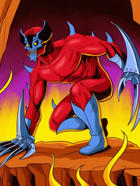 Alternative view of Carus Demon Art Canvas Wall Art from Ward TCG