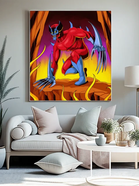 Carus Demon Art Canvas Wall Art from Ward TCG