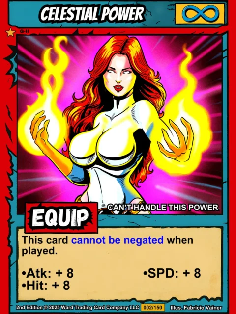 Alternative view of Celestial Power Fantasy Canvas Print from Ward TCG