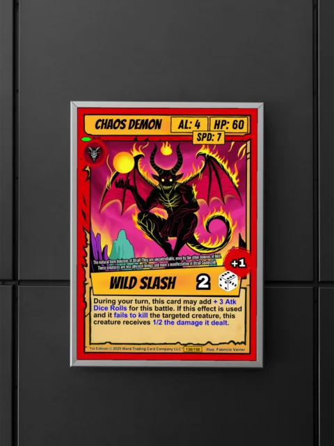 Chaos Demon Fantasy Canvas Print from Ward TCG