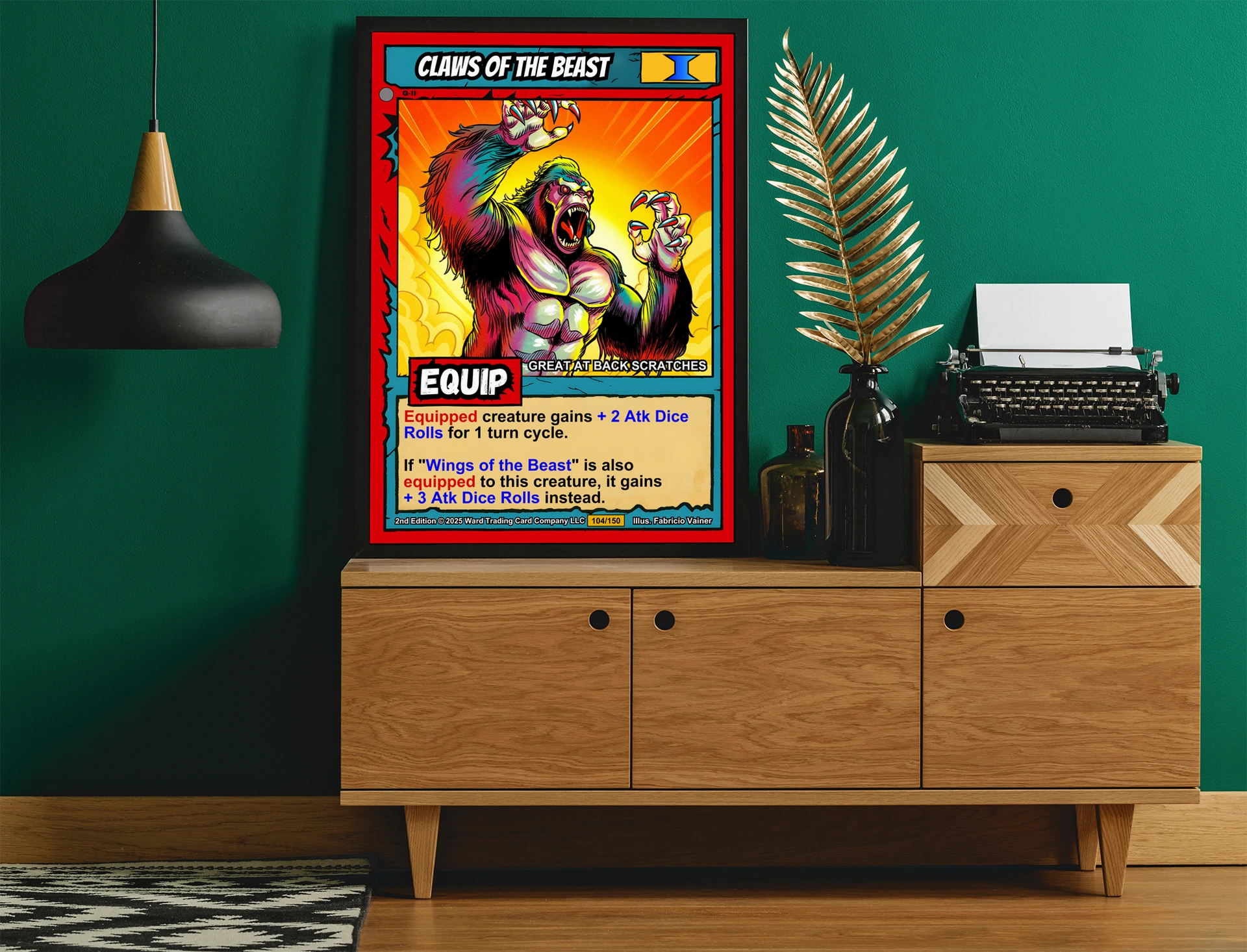 Claws Of The Beast Fantasy Canvas Artwork from Ward TCG - Image 5