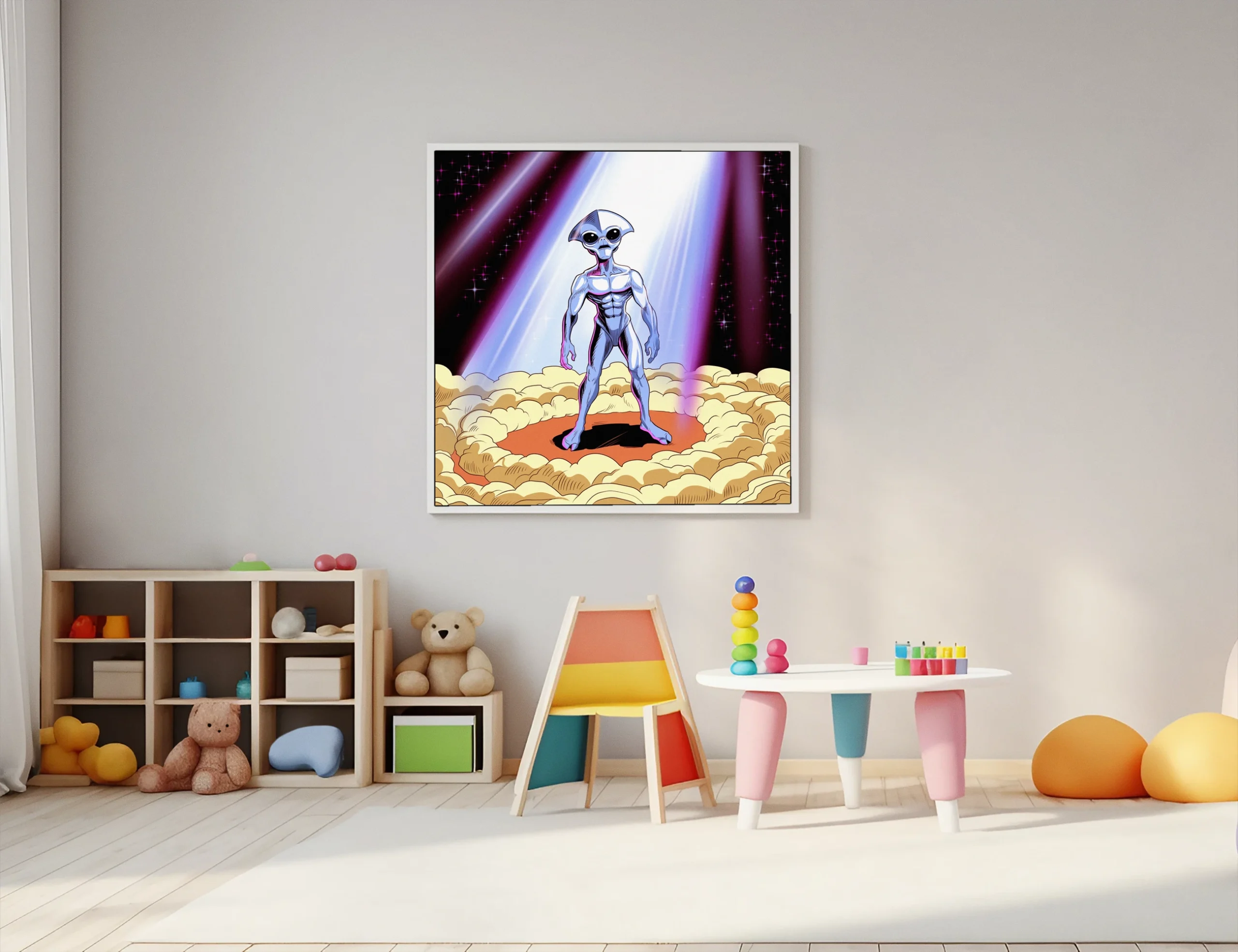 Close Encounters Art Fantasy Canvas Print from Ward TCG - Image 4