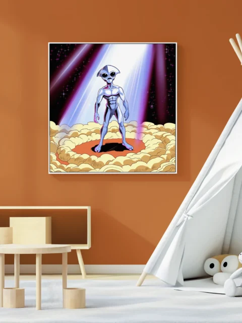 Close Encounters Art Fantasy Canvas Print from Ward TCG