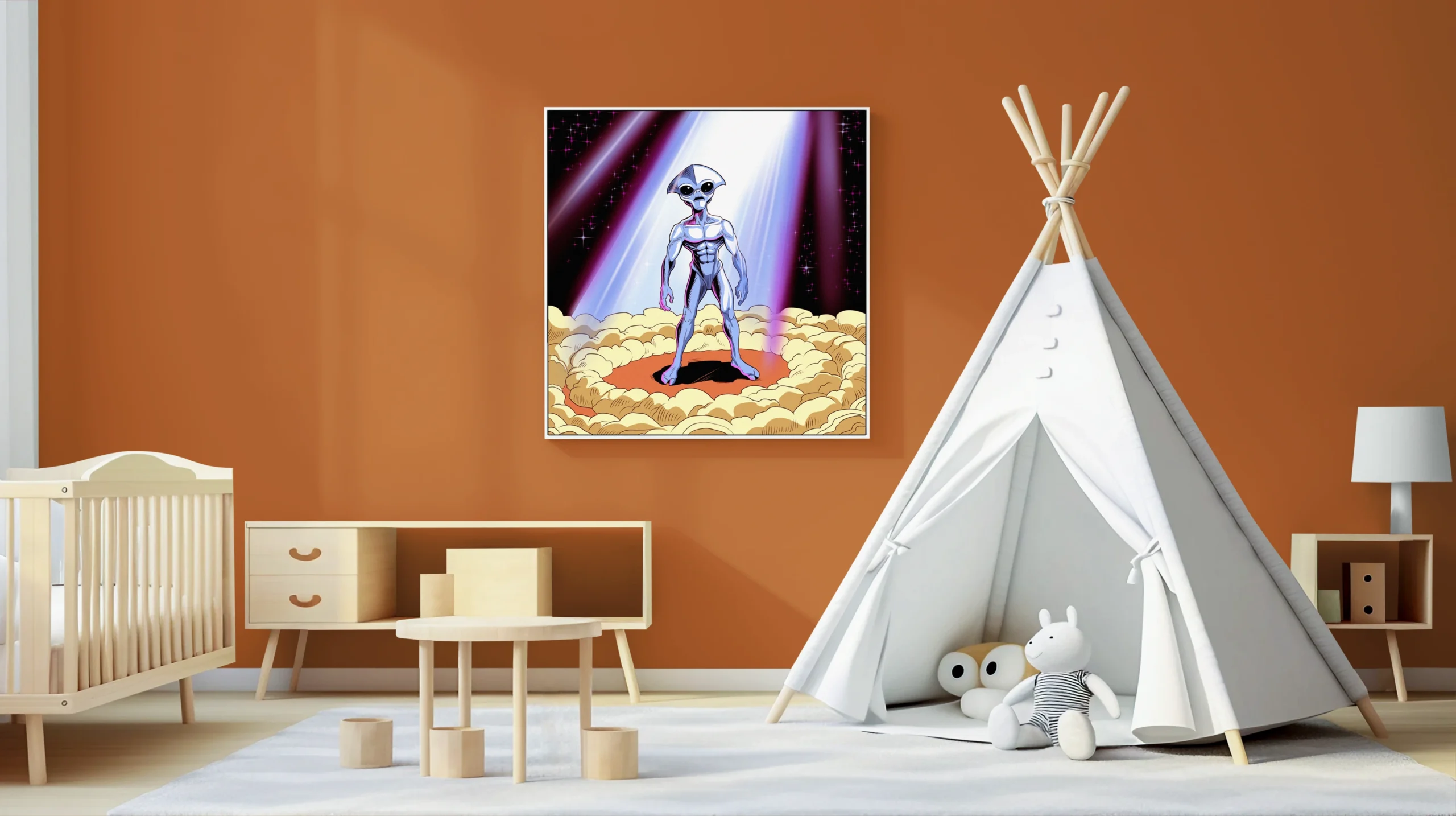 Close Encounters Art Fantasy Canvas Print from Ward TCG