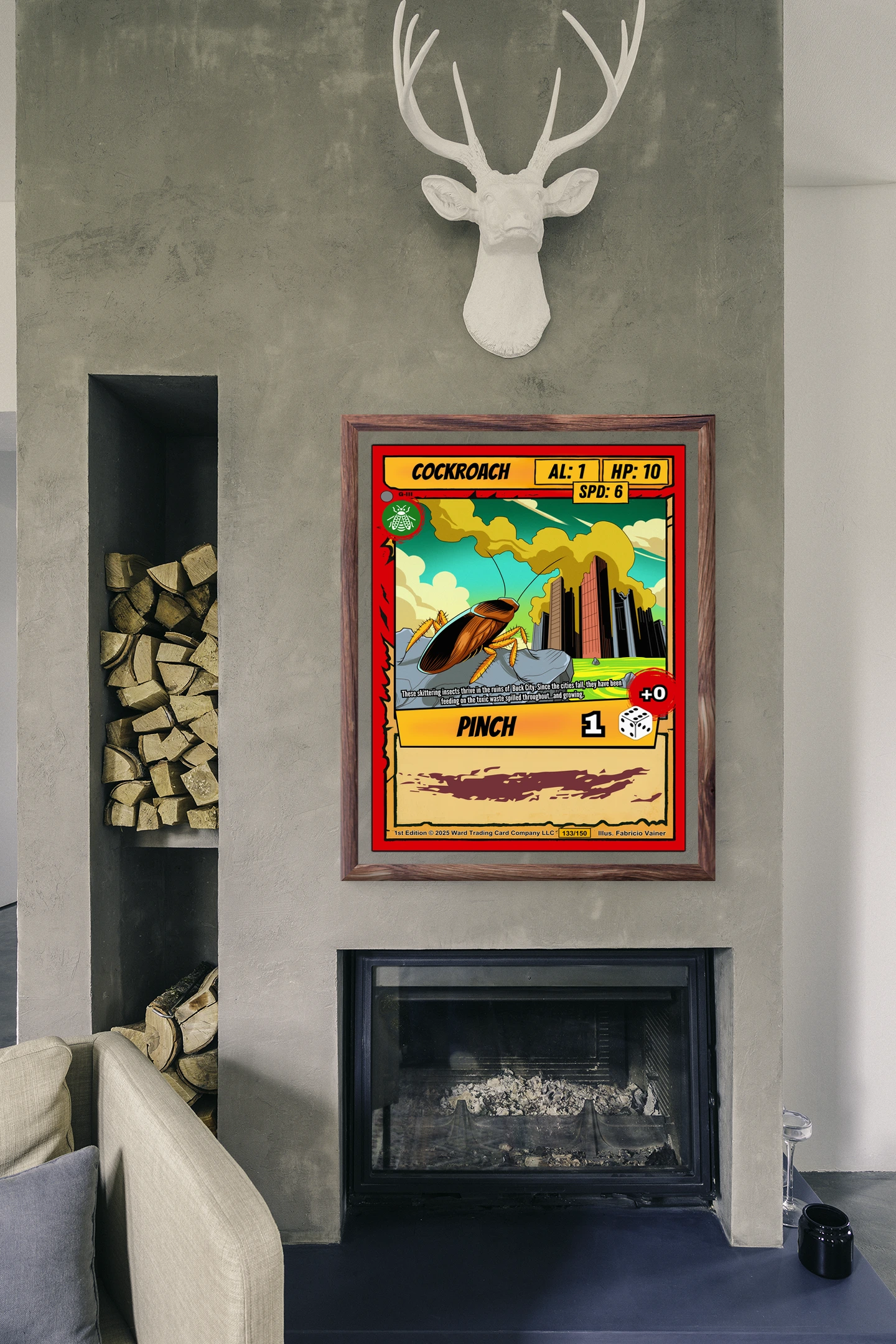 Cockroach Fine Art Canvas from Ward TCG - Image 4