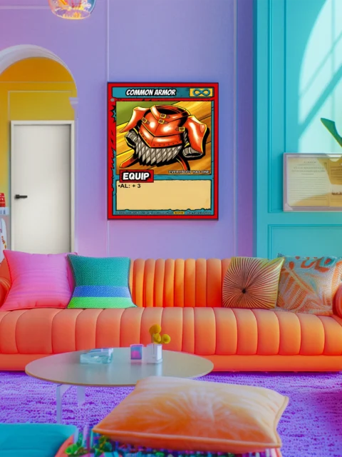 Common Armor Fine Art Canvas from Ward TCG