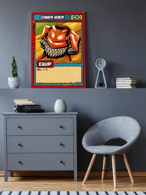 Common Armor Fine Art Canvas from Ward TCG