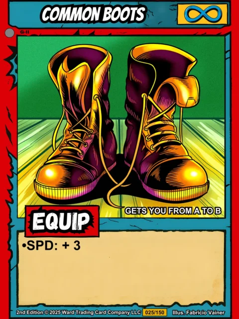 Alternative view of Common Boots Fantasy Wall Art from Ward TCG