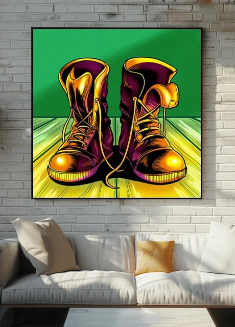 Common Boots Art Canvas Print from Ward TCG