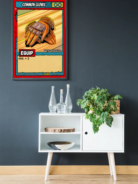 Common Gloves Canvas Art Print from Ward TCG