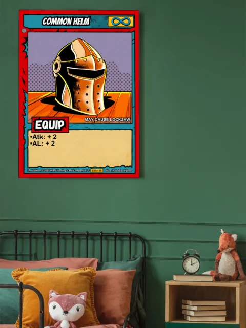 Common Helm Fantasy Art Print from Ward TCG