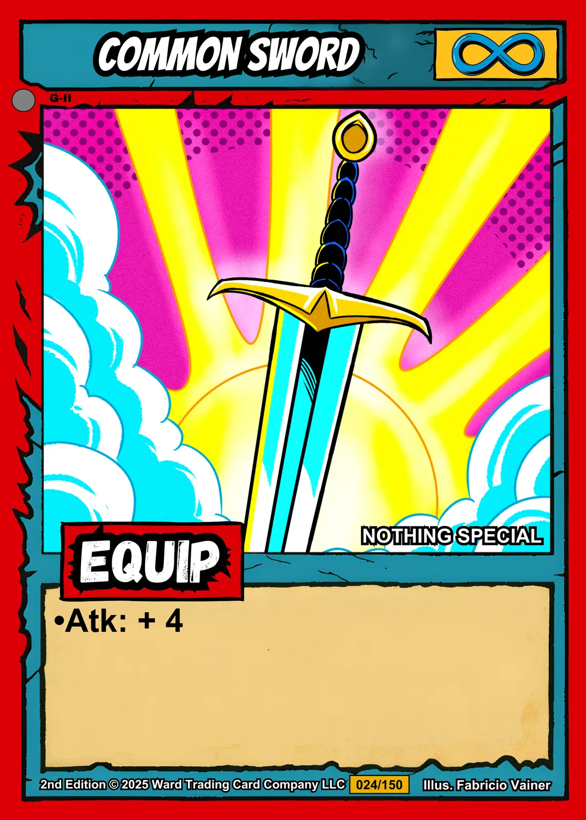 Common Sword Canvas Wall Art from Ward TCG - Image 2